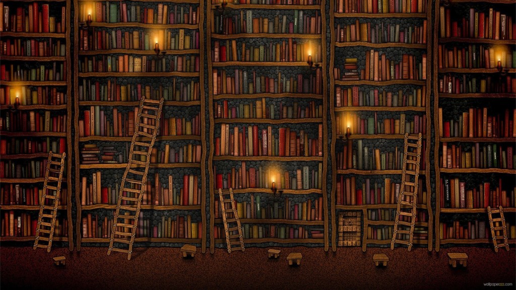 cute library